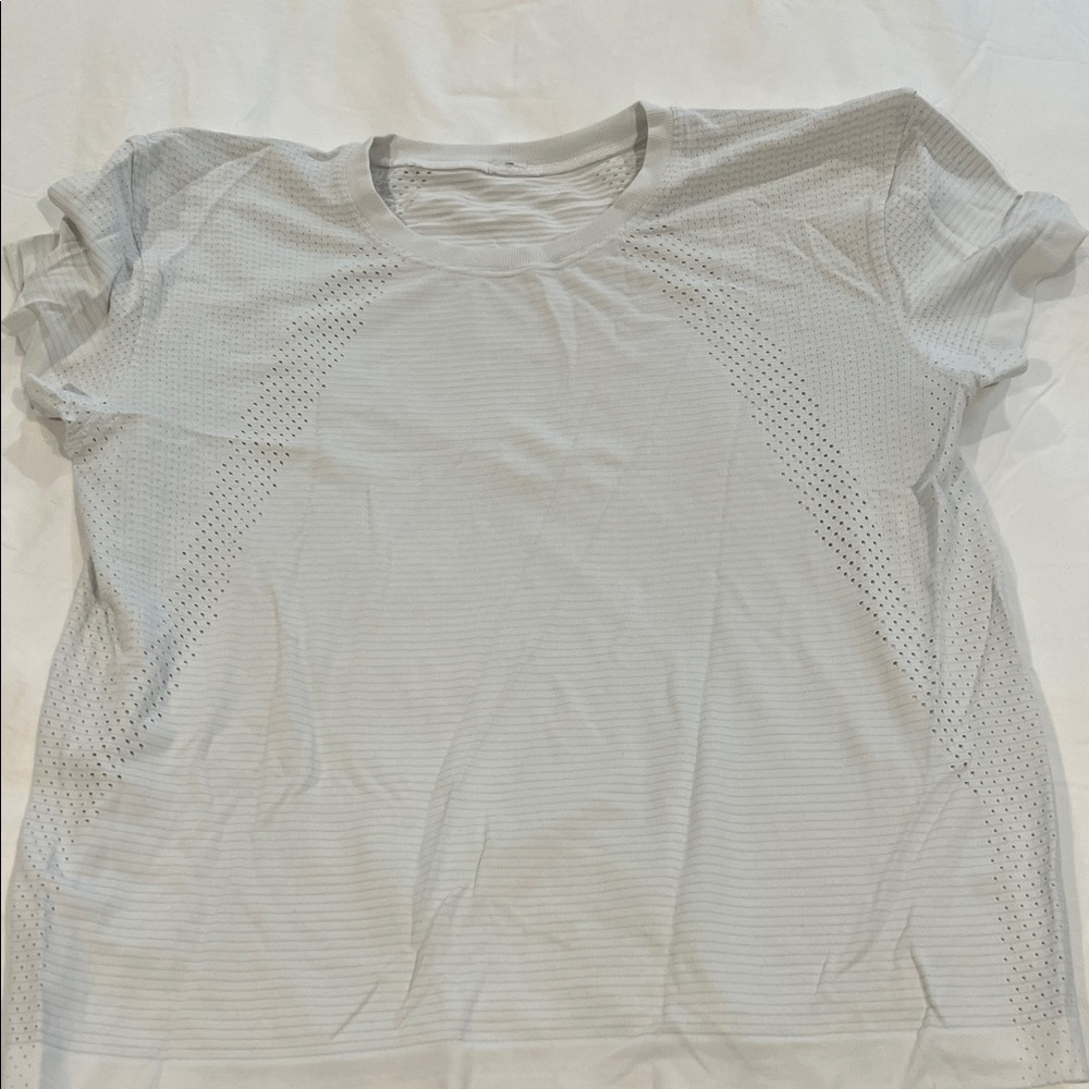 Lululemon white swifty tech oversized t shirt